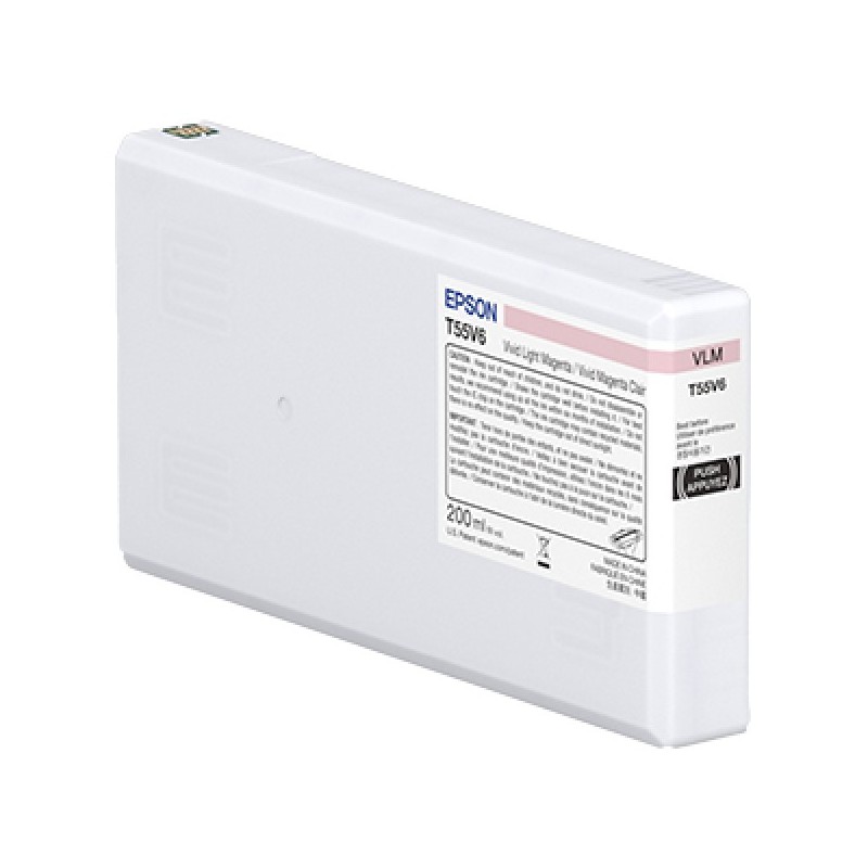 ORIGINAL Epson Cartuccia d'inchiostro magenta (chiaro) C13T55W600 T55W6 200ml