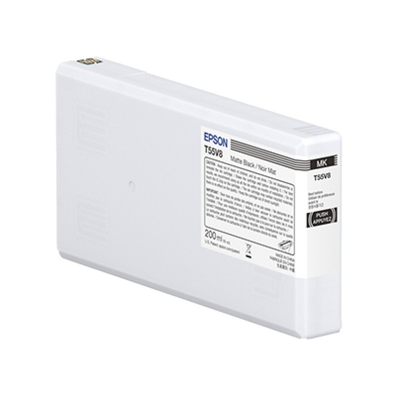 ORIGINAL Epson Cartuccia d'inchiostro Nero (opaco) C13T55W800 T55W8 200ml