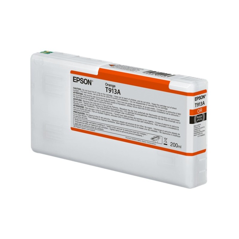 ORIGINAL Epson Cartuccia d'inchiostro Arancione C13T913A00 T913A 200ml