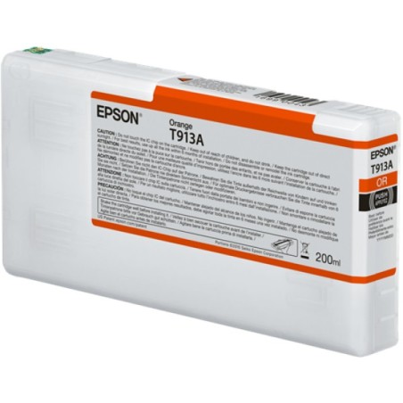 ORIGINAL Epson Cartuccia d'inchiostro Arancione C13T913A00 T913A 200ml