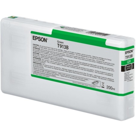 ORIGINAL Epson Cartuccia d'inchiostro Verde C13T913B00 T913B 200ml