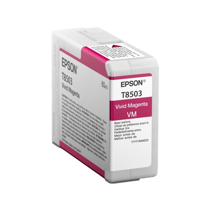ORIGINAL Epson Cartuccia d'inchiostro magenta C13T85030N T8503 80ml