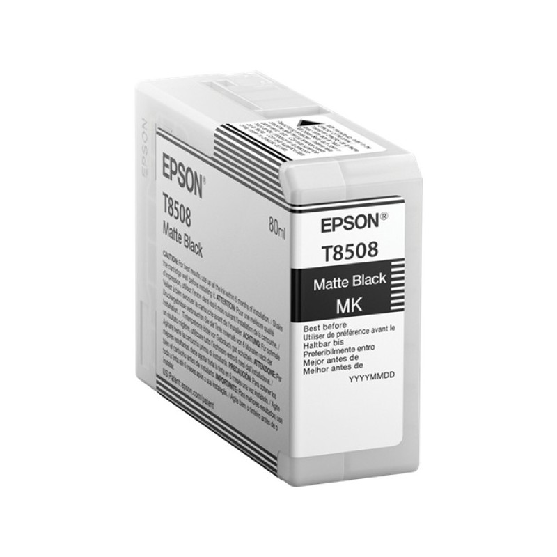 ORIGINAL Epson Cartuccia d'inchiostro Nero (opaco) C13T85080N T8508