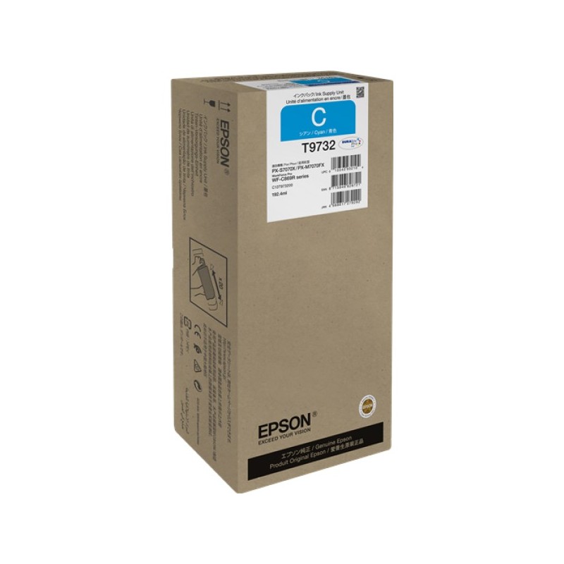 ORIGINAL Epson Cartuccia d'inchiostro ciano C13T97320N T9732 ~22000 Seiten 192,4ml