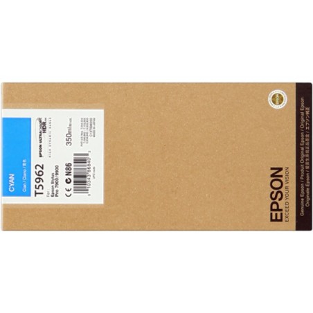 ORIGINAL Epson Cartuccia d'inchiostro ciano C13T596200 T5962 350ml cartuccia Ultra Chrome HDR