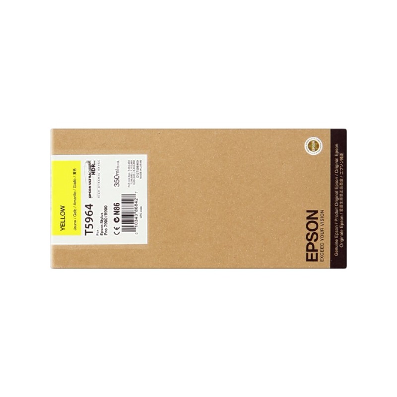 ORIGINAL Epson Cartuccia d'inchiostro giallo C13T596400 T5964 350ml cartuccia Ultra Chrome HDR