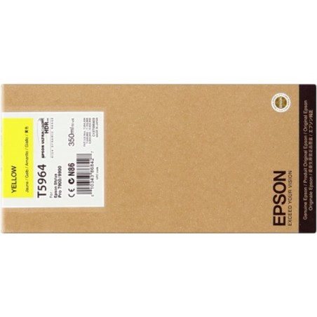 ORIGINAL Epson Cartuccia d'inchiostro giallo C13T596400 T5964 350ml cartuccia Ultra Chrome HDR