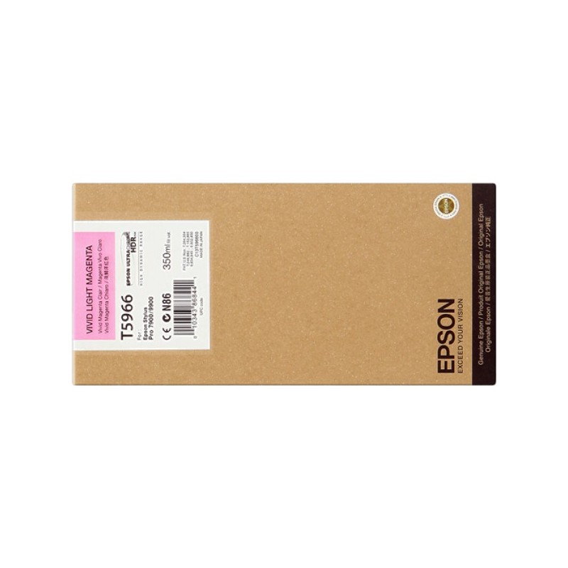 ORIGINAL Epson Cartuccia d'inchiostro magenta (chiaro) C13T596600 T5966 350ml cartuccia Ultra Chrome HDR