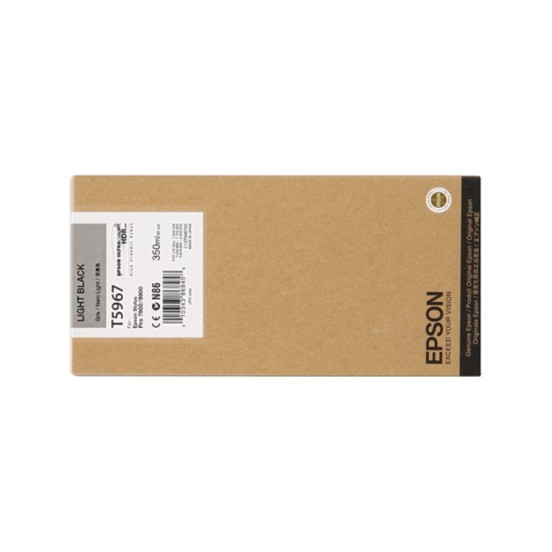 ORIGINAL Epson Cartuccia d'inchiostro lightblack C13T596700 T5967 350ml