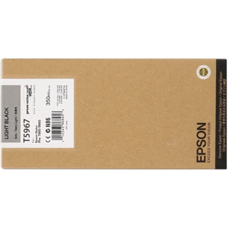 ORIGINAL Epson Cartuccia d'inchiostro lightblack C13T596700 T5967 350ml