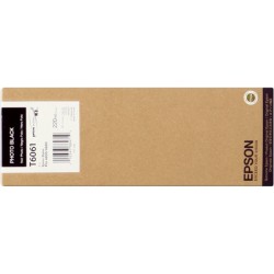 ORIGINAL Epson Cartuccia d'inchiostro Nero (Foto) C13T606100 T6061 220ml