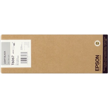 ORIGINAL Epson Cartuccia d'inchiostro lightblack C13T606700 T6067 220ml