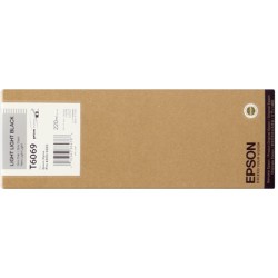 ORIGINAL Epson Cartuccia d'inchiostro lightlightblack C13T606900 T6069 220ml
