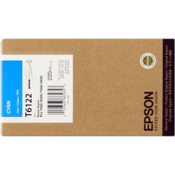 ORIGINAL Epson Cartuccia d'inchiostro ciano C13T612200 T6122 220ml