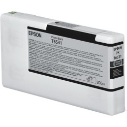 ORIGINAL Epson Cartuccia d'inchiostro Nero (Foto) C13T653100 T6531 200ml