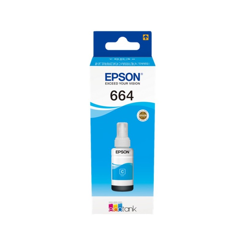 ORIGINAL Epson Cartuccia d'inchiostro ciano C13T664240 664 ~7500 Seiten 70ml
