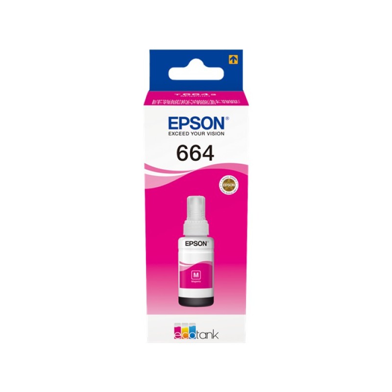 ORIGINAL Epson Cartuccia d'inchiostro magenta C13T664340 664 ~7500 Seiten 70ml