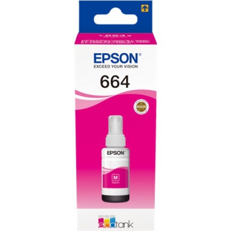 ORIGINAL Epson Cartuccia d'inchiostro magenta C13T664340 664 ~7500 Seiten 70ml