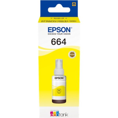 ORIGINAL Epson Cartuccia d'inchiostro giallo C13T664440 664 ~7500 Seiten 70ml