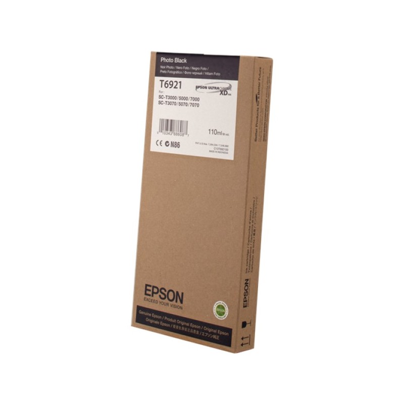 ORIGINAL Epson Cartuccia d'inchiostro Nero (Foto) C13T692100 T6921 110ml