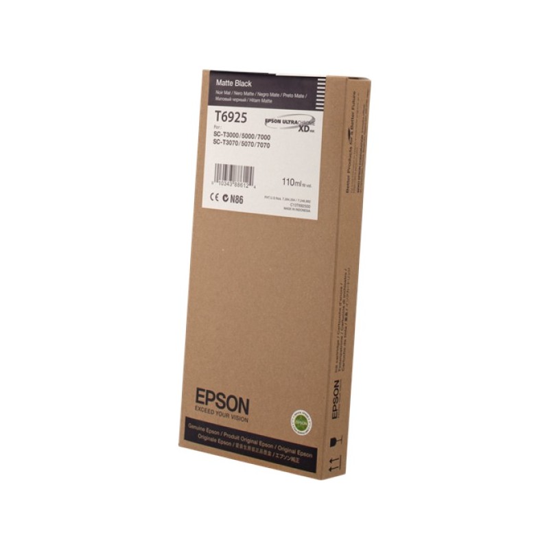 ORIGINAL Epson Cartuccia d'inchiostro Nero (opaco) C13T692500 T6925 110ml