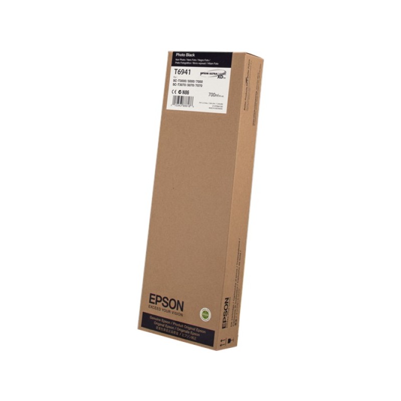 ORIGINAL Epson Cartuccia d'inchiostro nero C13T694100 T6941 700ml