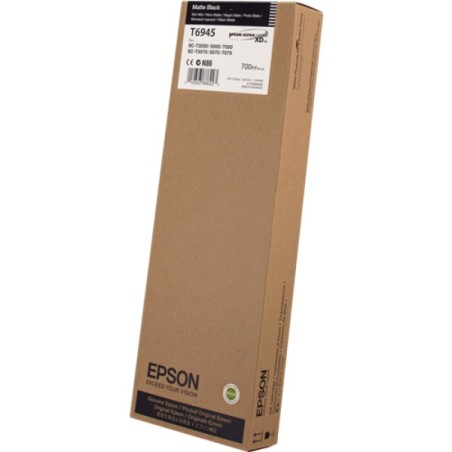 ORIGINAL Epson Cartuccia d'inchiostro Nero (opaco) C13T694500 T6945 700ml