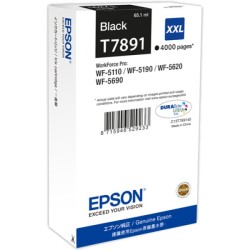 ORIGINAL Epson Cartuccia d'inchiostro nero C13T789140 T7891 XXL ~4000 Seiten 65,1ml XXL