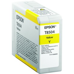 ORIGINAL Epson Cartuccia d'inchiostro giallo C13T850400 T8504 80ml