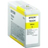 ORIGINAL Epson Cartuccia d'inchiostro giallo C13T850400 T8504 80ml