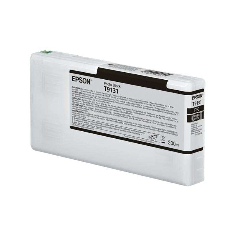 ORIGINAL Epson Cartuccia d'inchiostro Nero (Foto) C13T913100 T9131 200ml