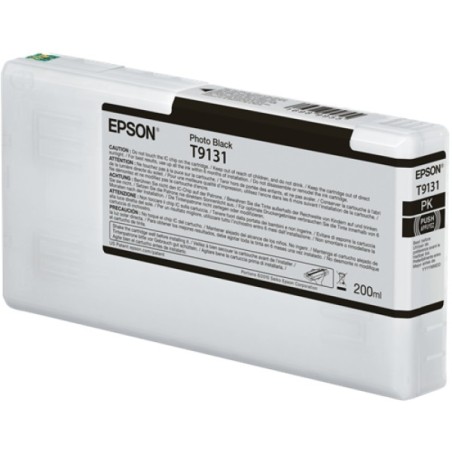 ORIGINAL Epson Cartuccia d'inchiostro Nero (Foto) C13T913100 T9131 200ml