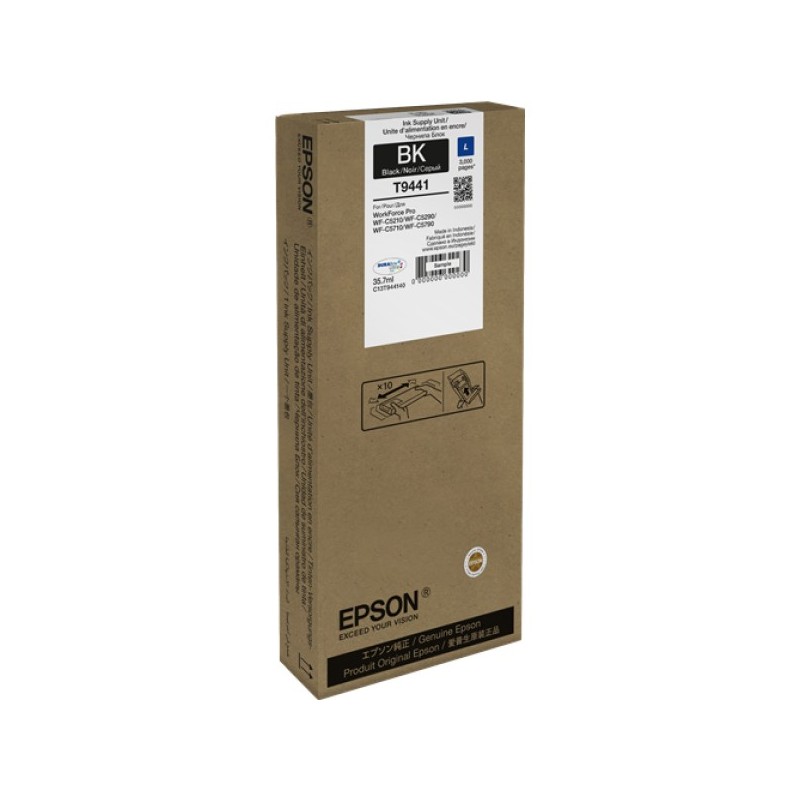 ORIGINAL Epson Cartuccia d'inchiostro nero C13T944140 T9441 ~3000 Seiten 35,7ml