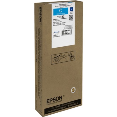 ORIGINAL Epson Cartuccia d'inchiostro ciano C13T944240 T9442 ~3000 Seiten 19,9ml