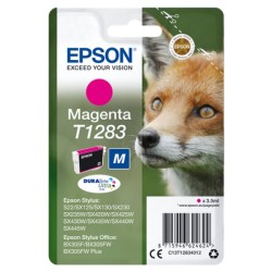 ORIGINAL Epson Cartuccia d'inchiostro magenta C13T12834012 T1283 ~140 Seiten 3,5ml