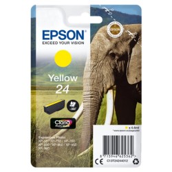 ORIGINAL Epson Cartuccia d'inchiostro giallo C13T24244012 24 ~360 Seiten 4,6ml