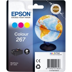 ORIGINAL Epson Cartuccia d'inchiostro differenti colori C13T26704010 267 ~200 Seiten 6,7ml