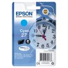 ORIGINAL Epson Cartuccia d'inchiostro ciano C13T27024012 27 ~300 Seiten 3,6ml