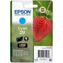 ORIGINAL Epson Cartuccia d'inchiostro ciano C13T29824012 29 ~180 Seiten 3,2ml C13T29824010