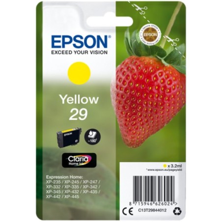 ORIGINAL Epson Cartuccia d'inchiostro giallo C13T29844012 29 ~180 Seiten 3,2ml C13T29844010