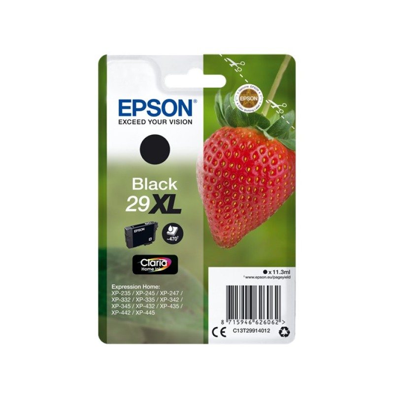 ORIGINAL Epson Cartuccia d'inchiostro nero C13T29914012 29 XL ~470 Seiten XL