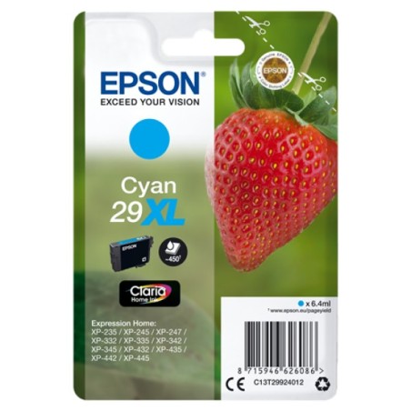 ORIGINAL Epson Cartuccia d'inchiostro ciano C13T29924012 29 XL ~450 Seiten 6,4ml XL