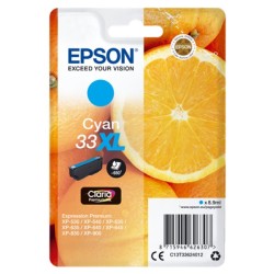 ORIGINAL Epson Cartuccia d'inchiostro ciano C13T33624012 33 XL ~650 Seiten XL