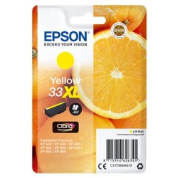 ORIGINAL Epson Cartuccia d'inchiostro giallo C13T33644012 33 XL ~650 Seiten XL