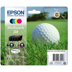 ORIGINAL Epson Multipack nero / ciano / magenta / giallo C13T34664010 34