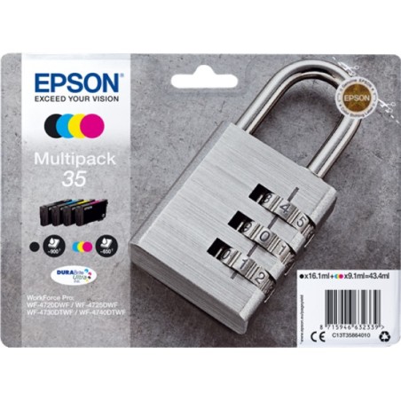 ORIGINAL Epson Multipack nero / ciano / magenta / giallo C13T35864010 35