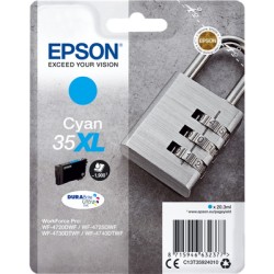 ORIGINAL Epson Cartuccia d'inchiostro ciano C13T35924010 35XL ~1900 Seiten 20,3ml