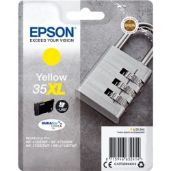 ORIGINAL Epson Cartuccia d'inchiostro giallo C13T35944010 35XL ~1900 Seiten 20,3ml