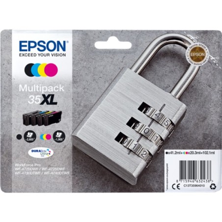 ORIGINAL Epson Multipack nero / ciano / magenta / giallo C13T35964010 35XL