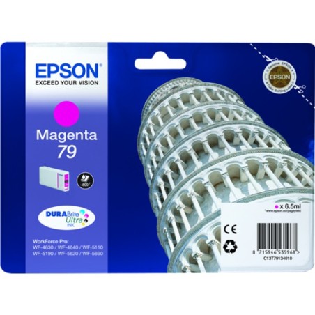 ORIGINAL Epson Cartuccia d'inchiostro magenta C13T79134010 79 ~800 Seiten 6,5ml 79